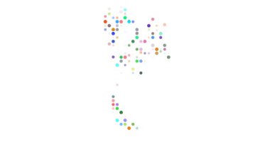 Circles Expanding Reveal Thailand Geographic Map