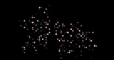 Modern generative Tajikistan silhouette design with circles