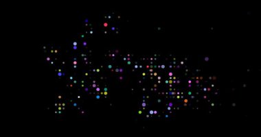 Tajikistan circle silhouette animated abstract composition