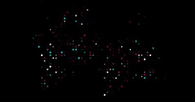 Tajikistan map silhouette circles generative art