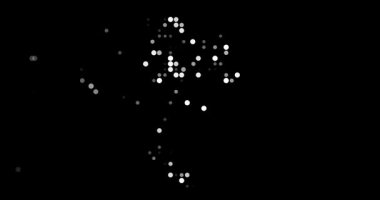 Generative Art Circles Create Thailand Silhouette