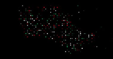 Artistic Circles Flow Across Turkmenistan Map