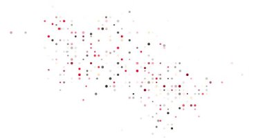 Abstract Visual Circle Art Of Turkmenistan Borders