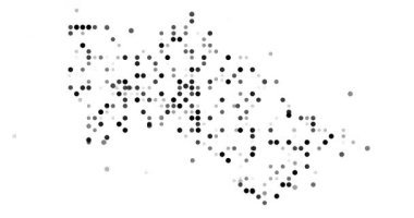 Animated Circles Transform Into Turkmenistan Borders