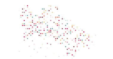 Cultural Circle Animation Of Turkmenistan Territory