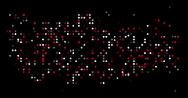 Abstract Particle Motion Creating Turkiye Map