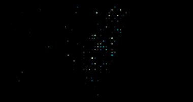 Surreal Circles Swarm to Form Taiwanese Generative Silhouette