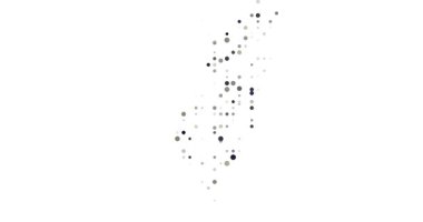 Ethereal Spheres Converge to Sculpt Taiwanese Map Silhouette