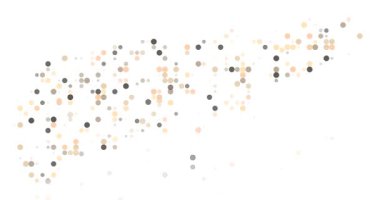 Abstract Particles Drift Assembling Post-Conceptual East Timor Silhouette