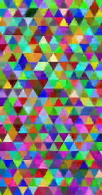 Modular Triangle Tessellation Patterns. Modern Display
