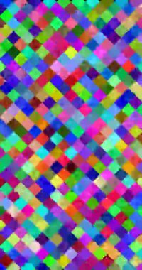 Rhombus Matrix: Code Based Art Evolution