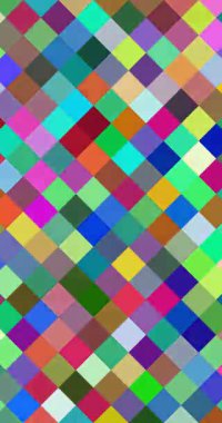 Procedural Rhombus Grid With Color Shift
