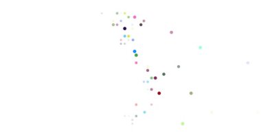 Future inspired circle abstraction of Vietnam map