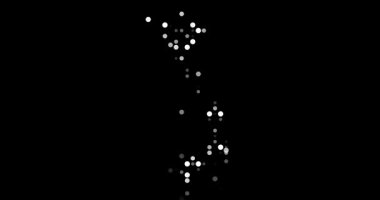 Circles Emerge from Void Forming Vietnam Map Silhouette