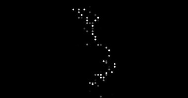 Generative artistic energy forms Vietnam map silhouette