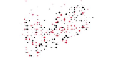 Circles beyond borders reveal Yemen country silhouette