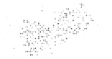 Ethereal Spheres Converge to Sculpt Yemeni Map Silhouette