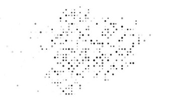 Infinite Motion Circles Creating Andorra Shape