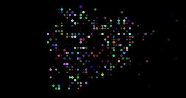 Flowing Dots Building Shape Of Andorra