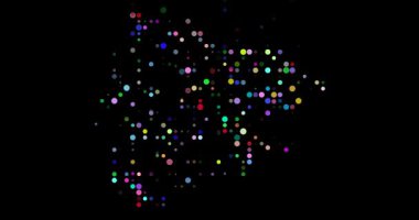 Infinite Motion Circles Creating Andorra Shape