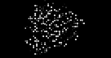 Infinite Motion Circles Creating Andorra Shape