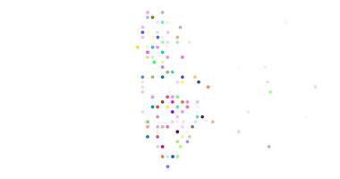 Motion Particles Fly into Ethereal Albania Contour Formation