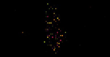 Abstract Orbs Drift Assembling Albanian Generative Silhouette Design