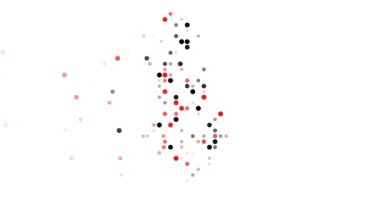 Abstract Orbs Drift Assembling Albanian Generative Silhouette Design