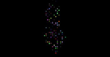 Abstract Orbs Drift Assembling Albanian Generative Silhouette Design