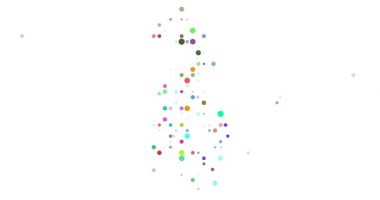 Albania Map Emerging Through Abstract Motion