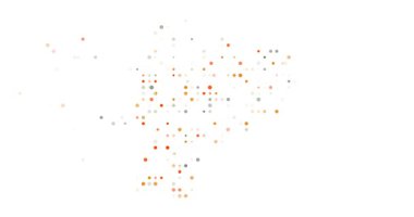 Abstract Flying Circle Composition Of Ecuador