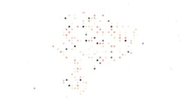 Flying Circles Compose Ecuador National Silhouette