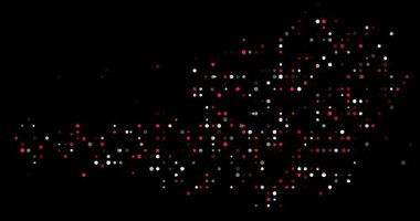 Austria National Shape Formed By Abstract Dots