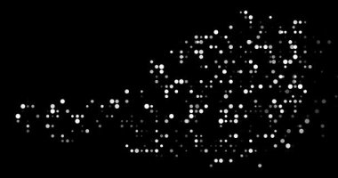 Hypnotic Orbs Converge Crafting Albania's Abstract Map Silhouette