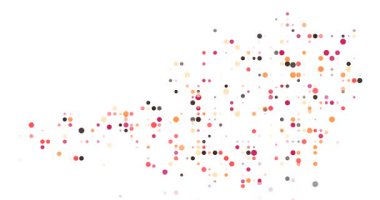 Avusturya Ülke Şekli Noktalarla Ortaya Çıktı