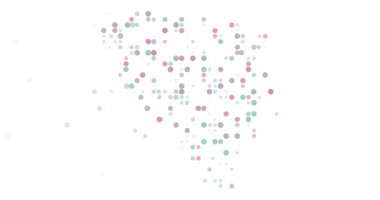 Surreal Circles Swarm to Form Bosnian Generative Silhouette