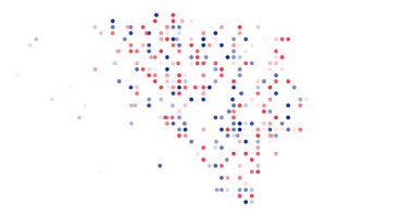 Post-Conceptual Circles Converge Crafting Abstract Bosnian Map