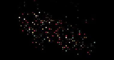 Motion Particles Fly into Ethereal Aland Islands Contour Formation