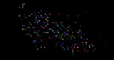 Ethereal Spheres Converge to Sculpt Aland Map Silhouette