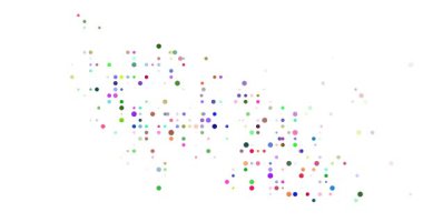 Digital Particles Drift Assembling Ethereal Aland Islands Map Design