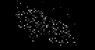 Ethereal Dots Emerge Forming Surreal Aland Islands Map Animation