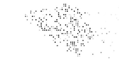 Circles Forming The Conceptual Belgium Country Silhouette