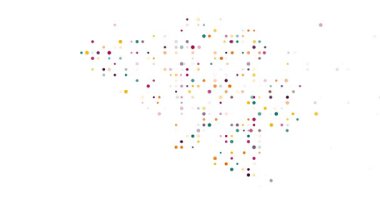 Generative Orbs Swarm to Sculpt Ethereal Belgian Outline