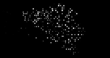 Generative Circle Animation Outlines The Belgium Map