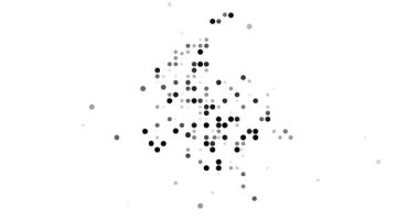 Post Conceptual Circles Drawing Colombia Map Outline