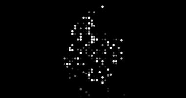 Colombia Generative Art Silhouette Emerging From Circles