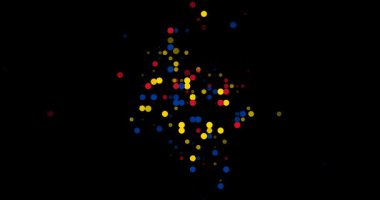 Post Conceptual Generative Circles Define Colombia Map