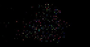 Abstract motion art forming Belarus country map