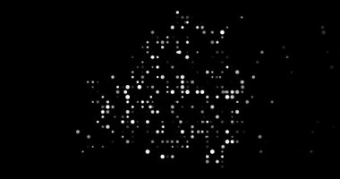 Belarus creative dots map in generative style