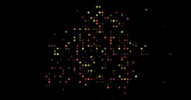 Abstract motion art forming Belarus country map